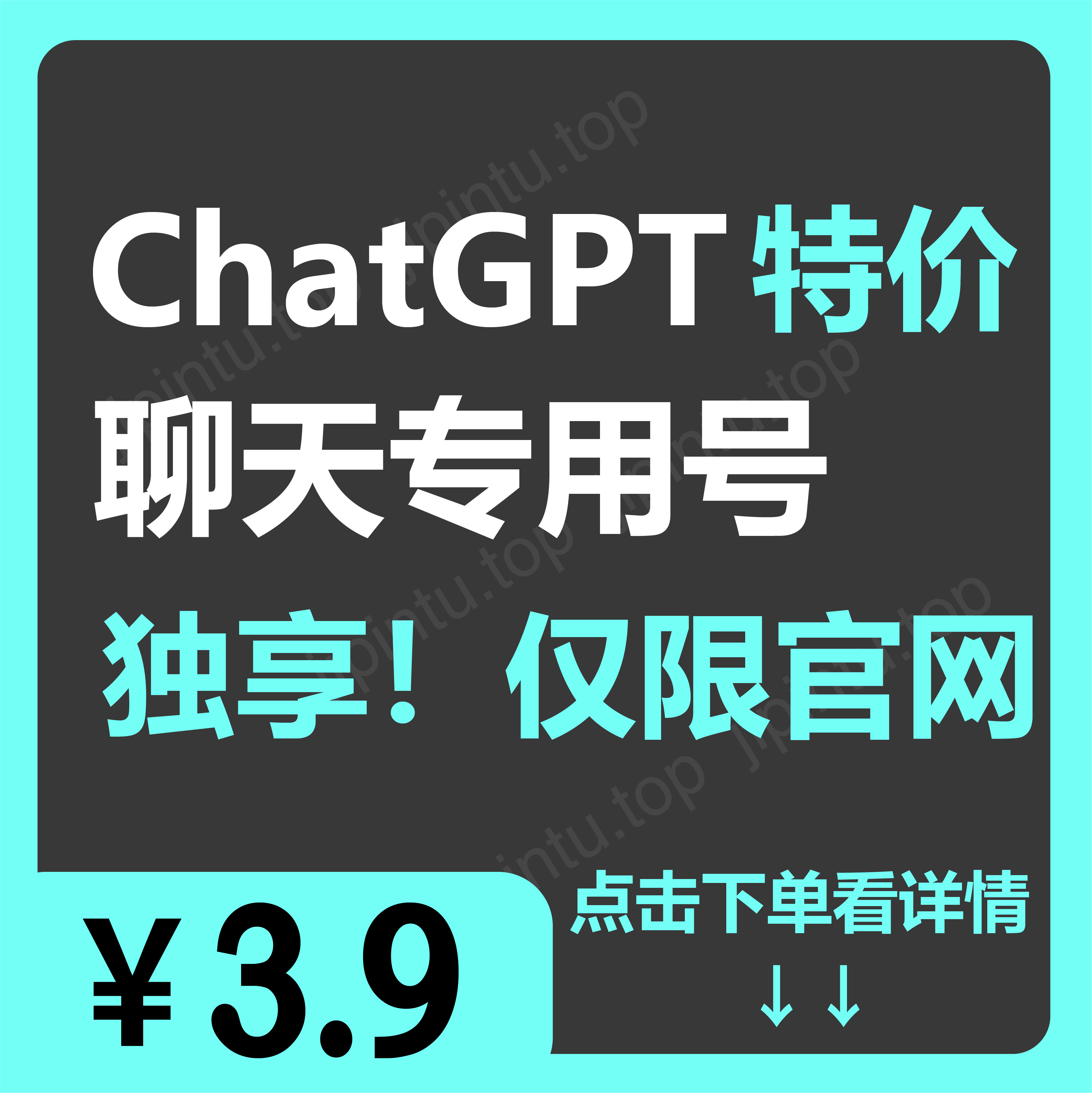 ChatGPT特价号（质保3天）仅限官网聊天